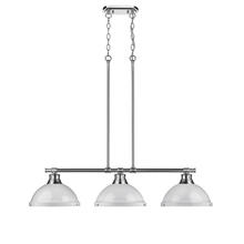  3602-3LP CH-WH - 3 Light Linear Pendant